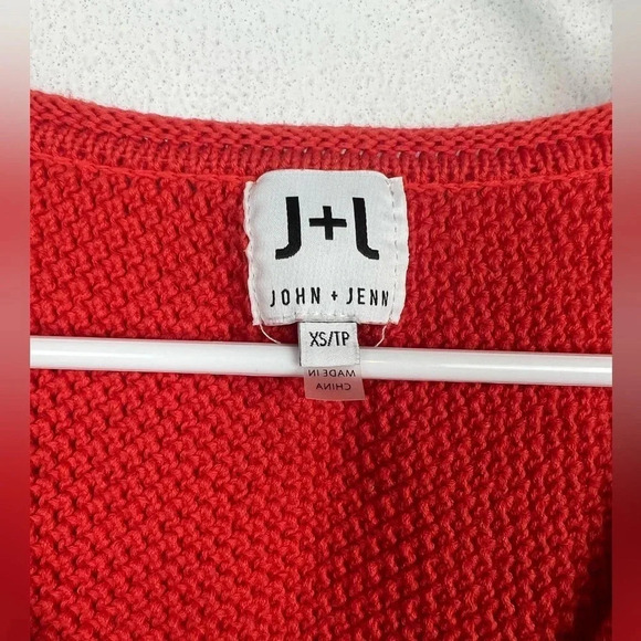 John & Jenn Orange Crochet Sleeveless size XS - Picture 4 of 5